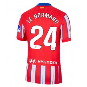 Pánské fotbalový oblečení Atletico Madrid Robin Le Normand #24 Domácí košile 2024-25 Krátkým Rukávem